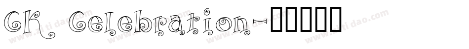 CK Celebration字体转换